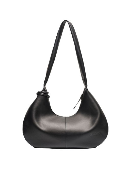 Ganni  borsa Hobo nera media Ganni | A6837BLACK 099